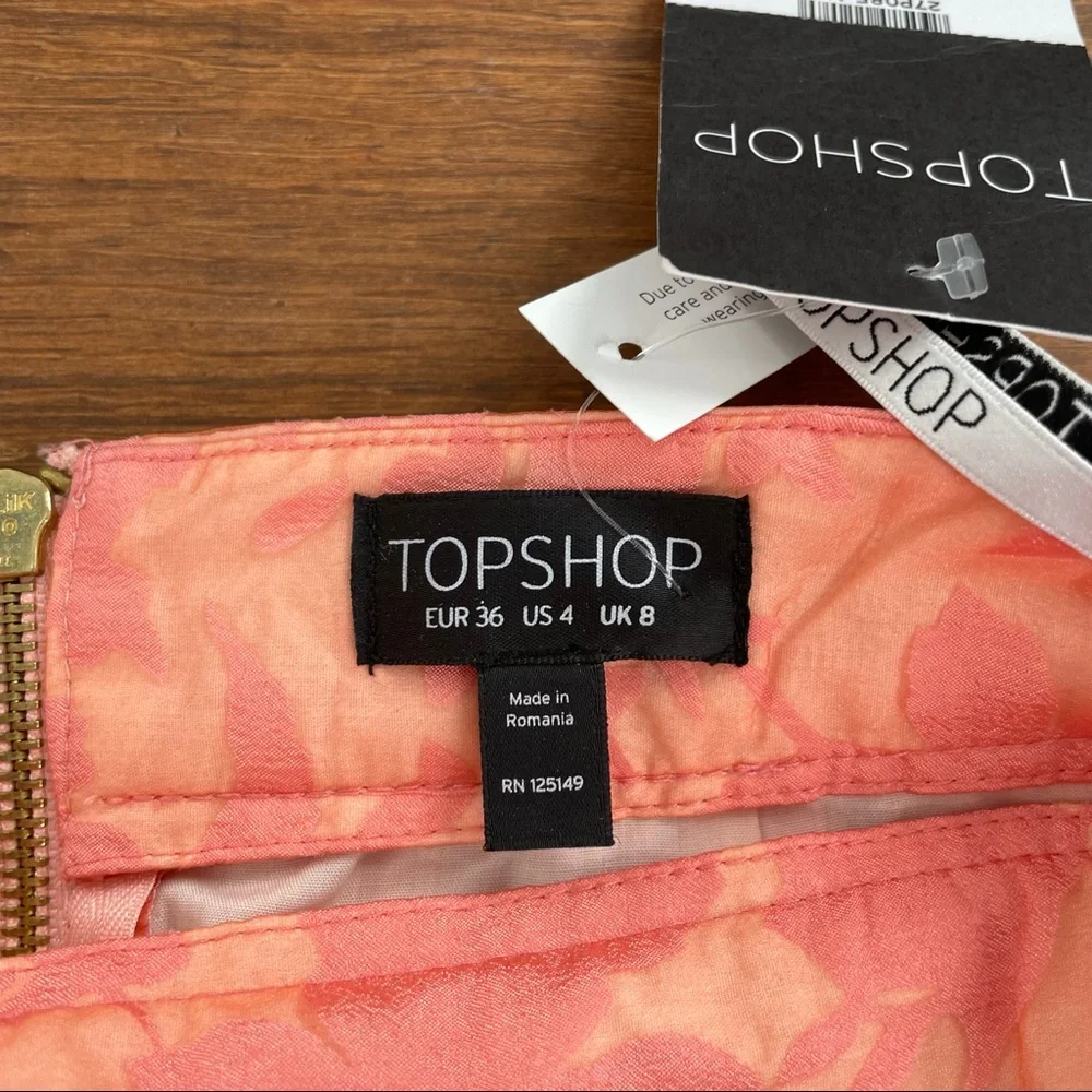 Topshop Peach Skirt 4